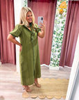 Pemberley Eyelet Midi Dress