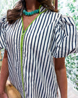 Madeline Stripe Mini Dress