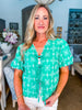 Vintage Eyelet Top-Green