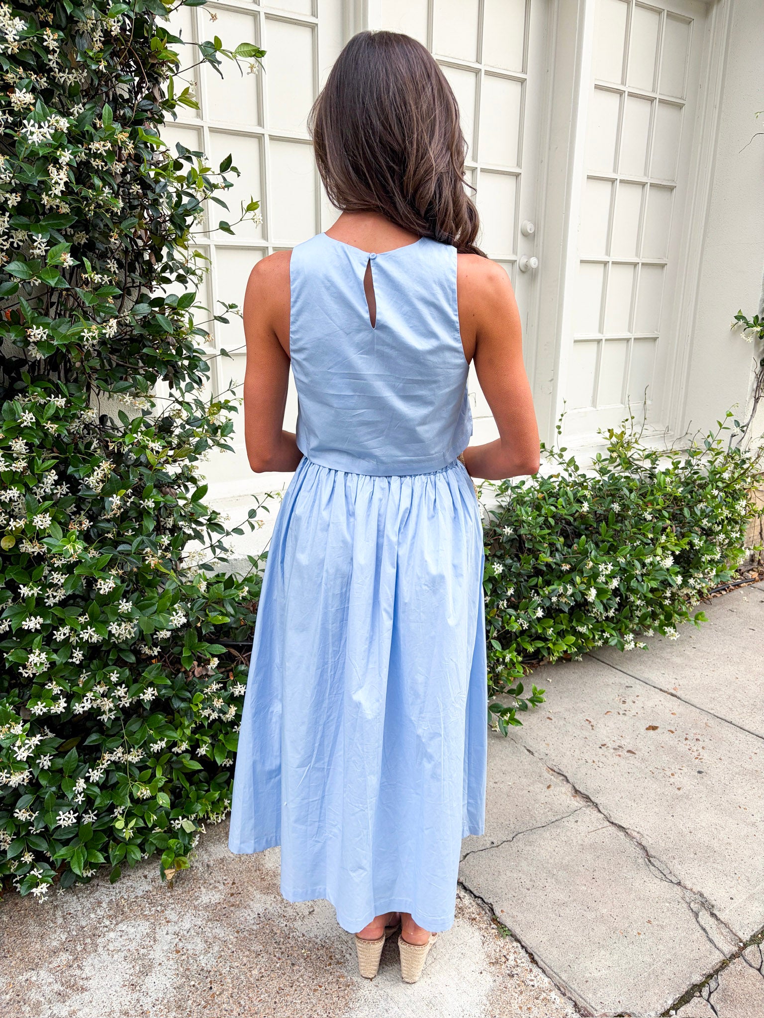 Capri Coast Embroidered Skirt Set