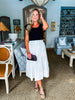 French Charm Midi Skirt
