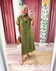 Pemberley Eyelet Midi Dress
