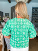 Vintage Eyelet Top-Green