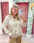 Seraphine Satin Top