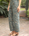 Velvet Canvas Wide Leg Pants