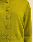 Fireside Cottage Cardigan-Light Olive
