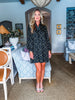 Fleur de Lis Dress-Black