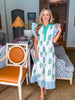 Coastal Brunch Floral Midi Dress