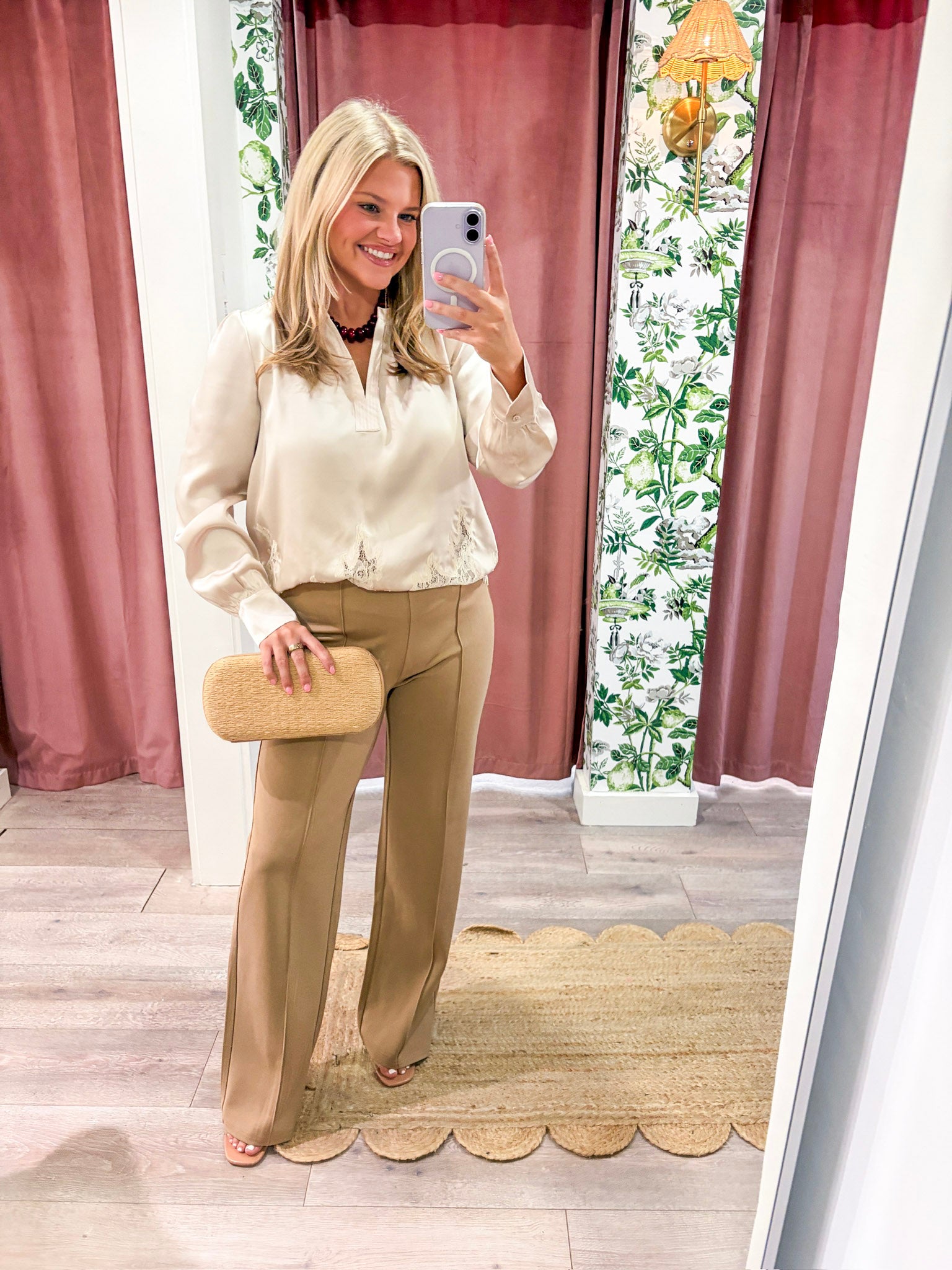 Seraphine Satin Top