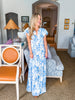 Soft Flowers Maxi Dress