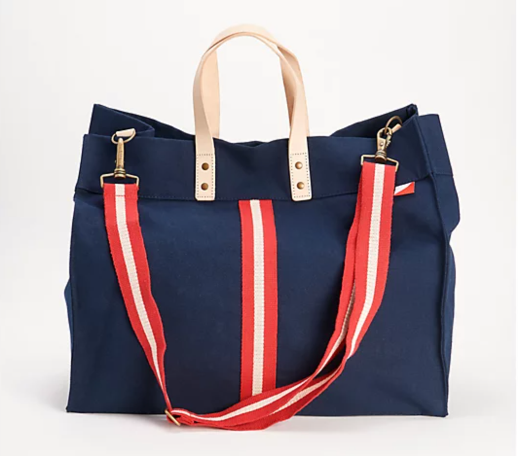 Cisco Tote with Strap- Navy