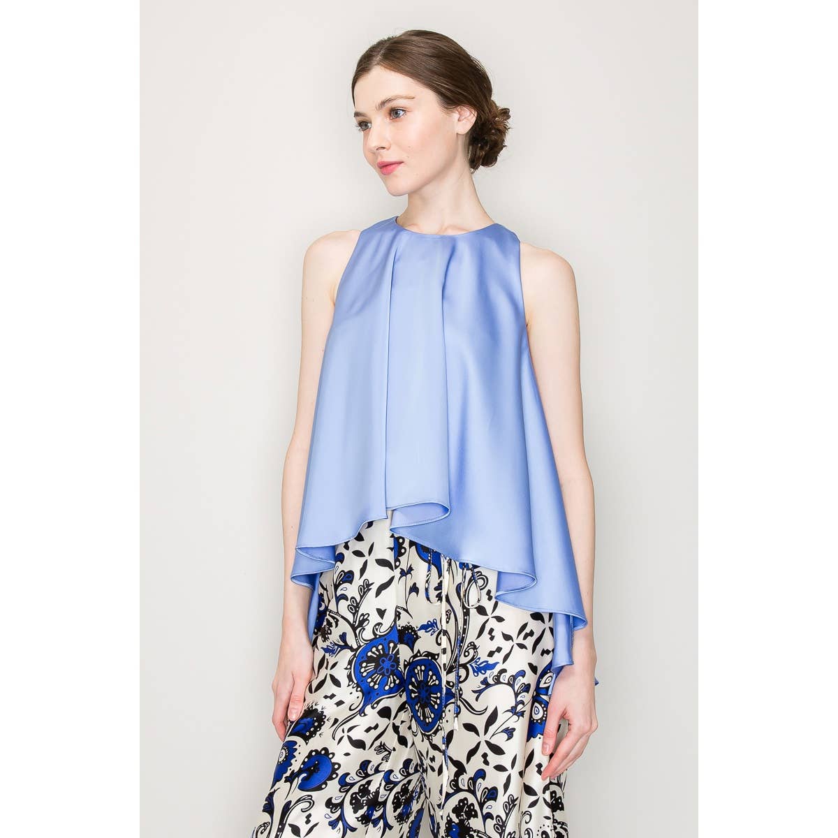 Sunshine Serenade Top- Pale Blue