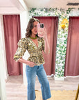 Jaynie Peplum Top