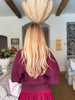 Warm Moments Sweater-Wine