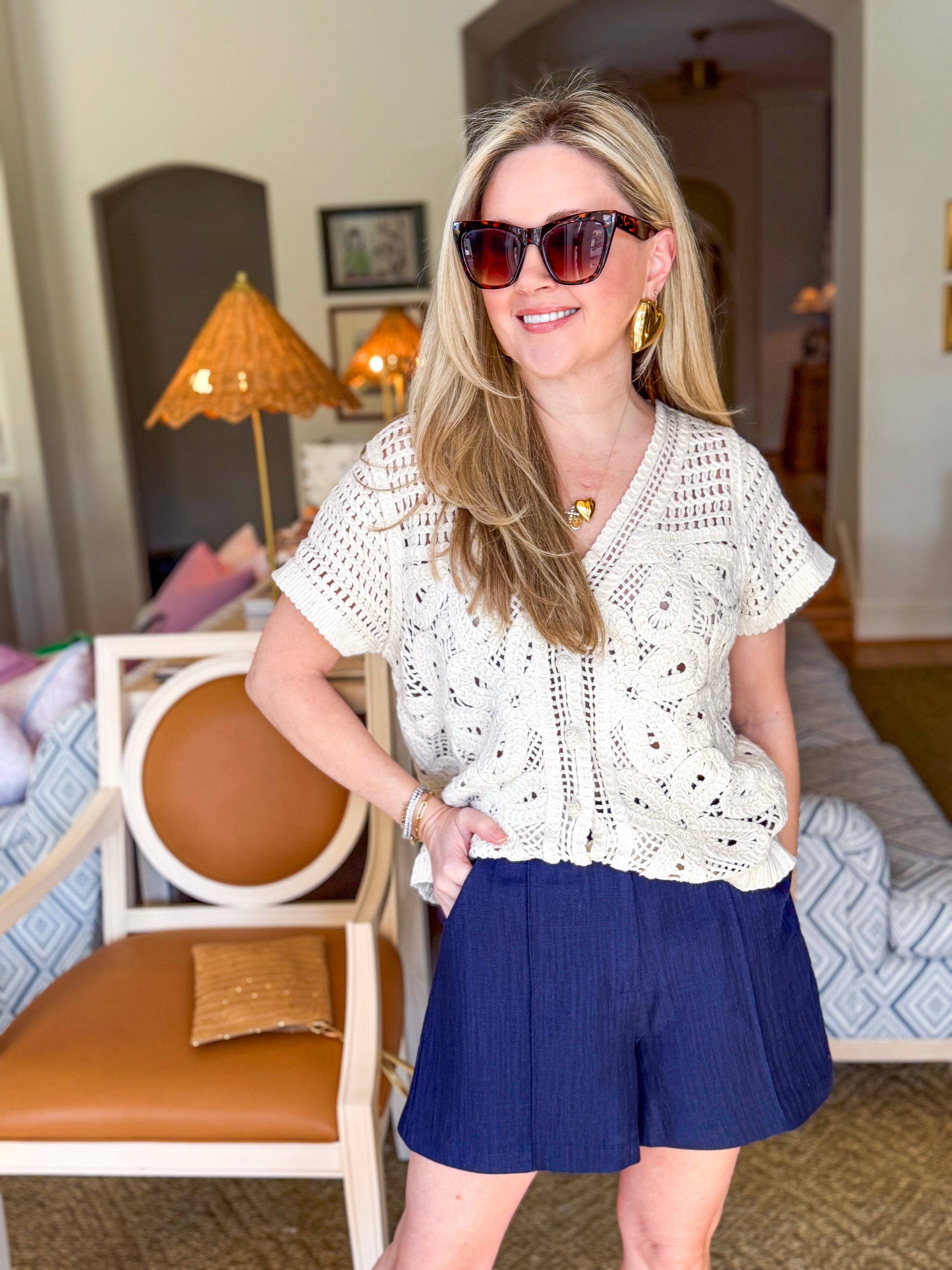 Sunpetal Crochet Top