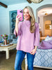Sweet and Soft Pull Over Sweater-Dusty Mauve