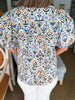 Renaissance Moment Top-Blue