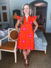 Mid Century Starburst Mini Dress