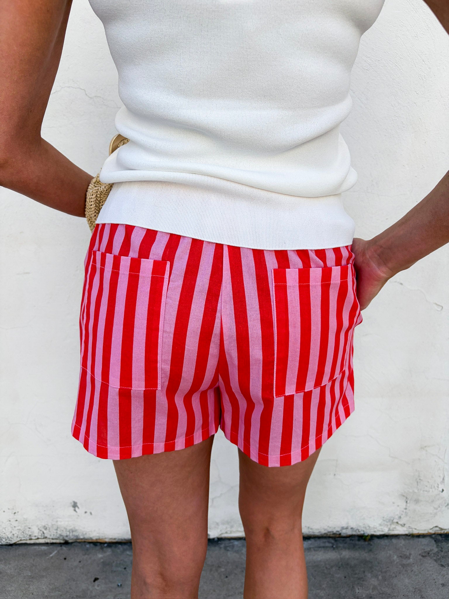 Summer Ready Striped Shorts
