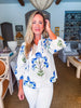 Sweet Florals Top-Cream