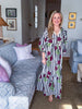 Wine & Whimsy Midi Dress