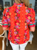 Sienna Florals Button Down Top