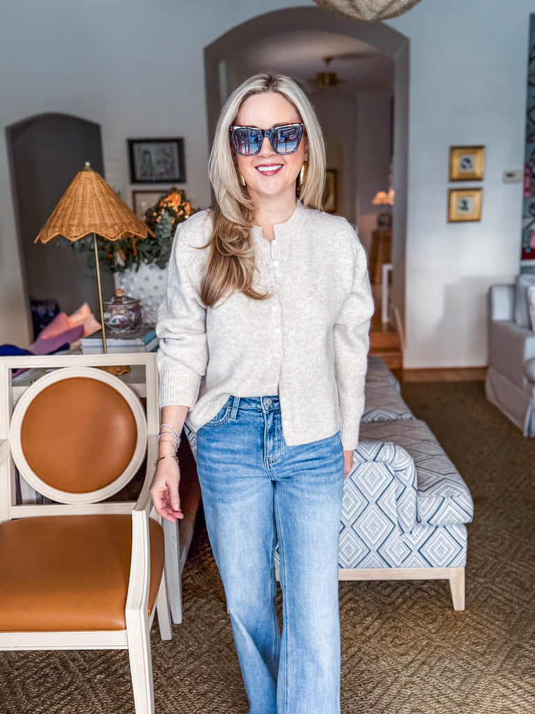 Cozy Nights Cardigan-Egg Shell