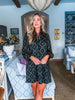 Fleur de Lis Dress-Black