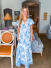 Soft Flowers Maxi Dress