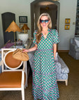 Gercy Abstract Maxi Dress