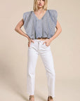 Cloud Bubble Stripe Top