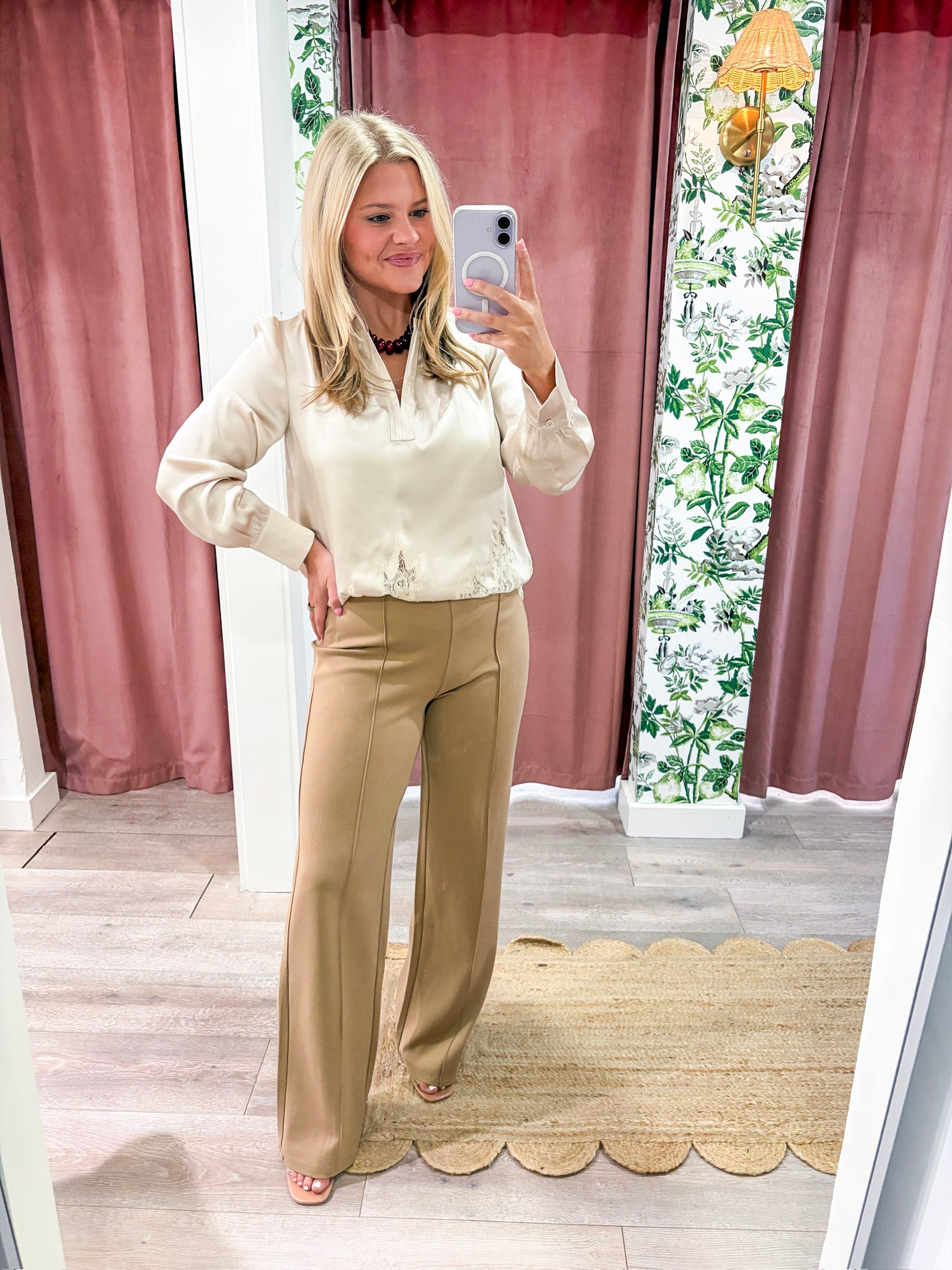 Seraphine Satin Top