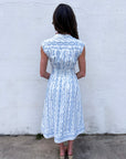 Sugar Petal Eyelet Midi Dress