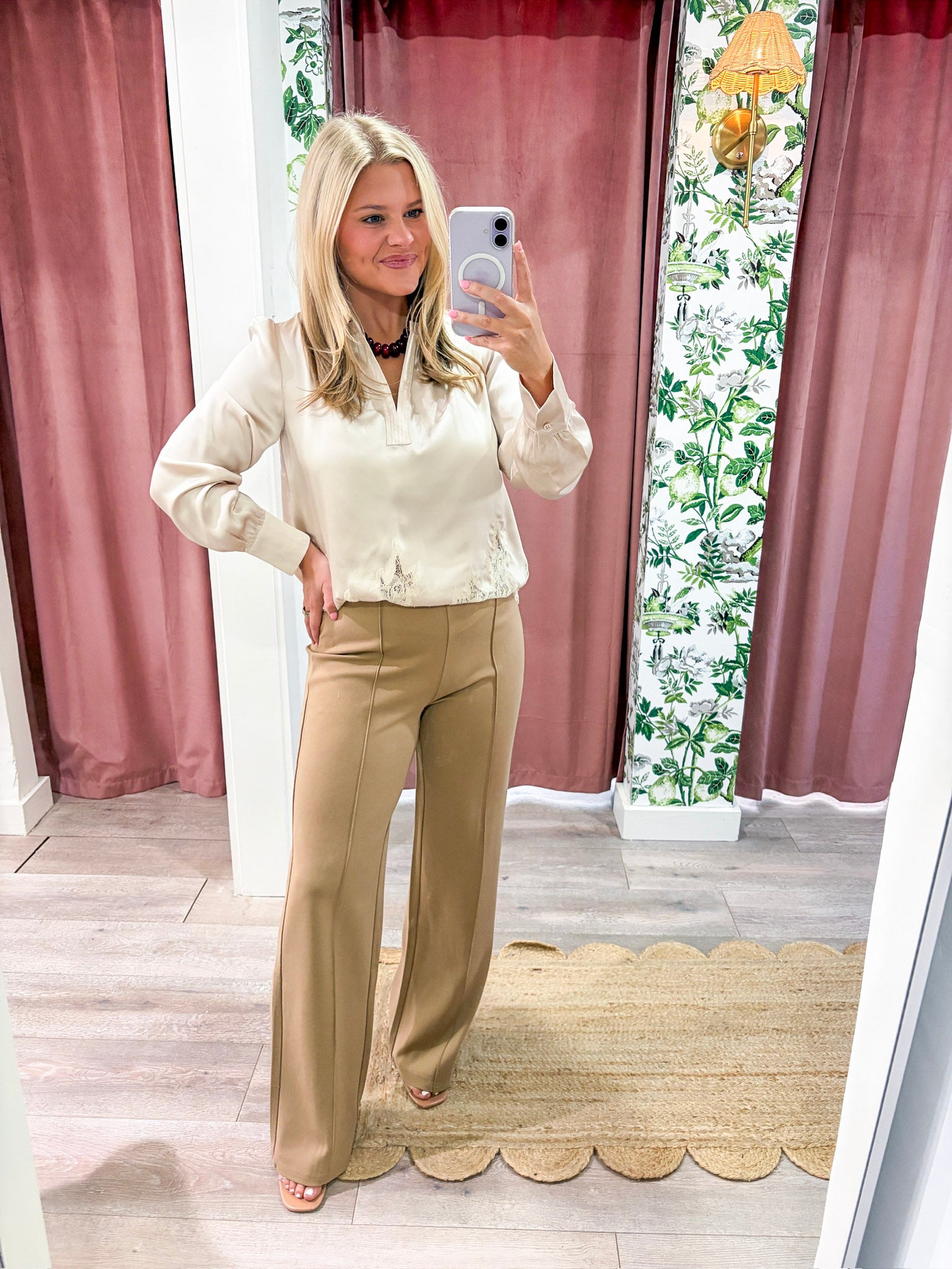 Seraphine Satin Top