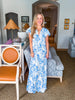 Soft Flowers Maxi Dress