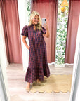 Westbury Plaid Midi Dress