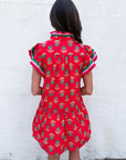 Floral Medallion Mini Dress