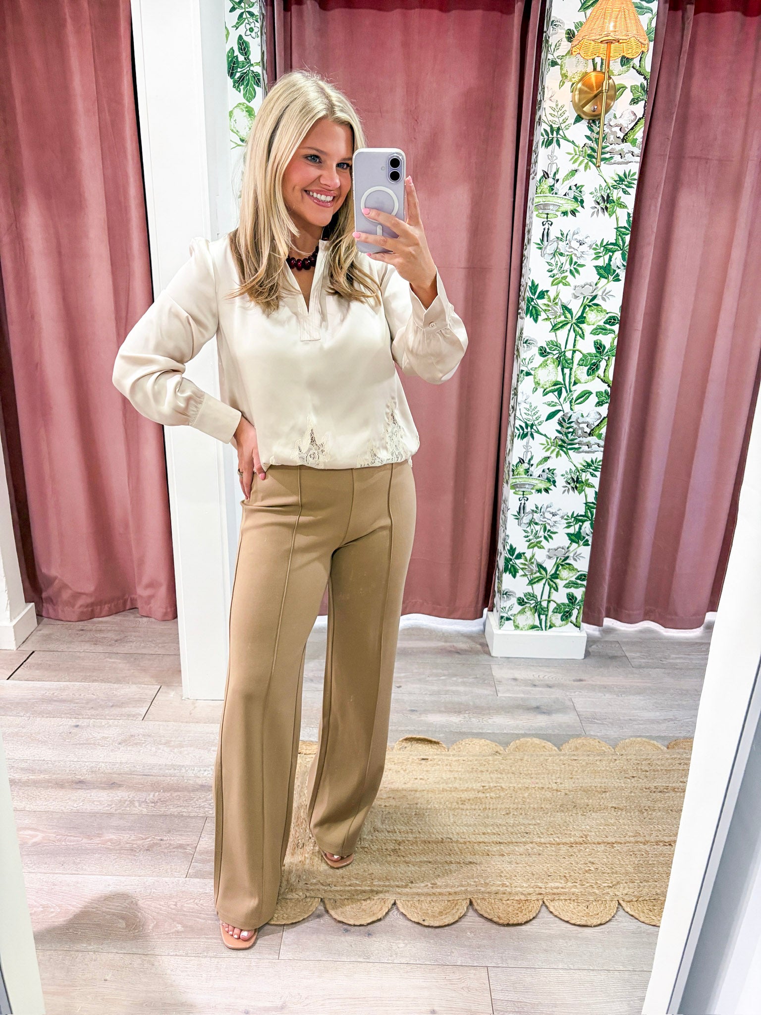 Seraphine Satin Top