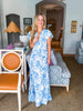 Soft Flowers Maxi Dress