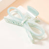 Acetate Ribbon Hair Claw- Jade