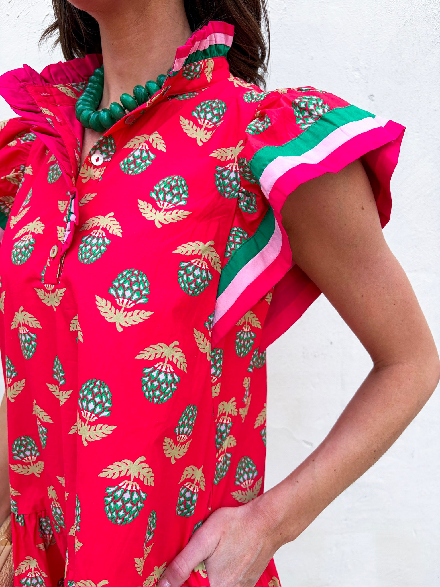 Floral Medallion Mini Dress