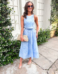 Capri Coast Embroidered Skirt Set