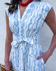 Sugar Petal Eyelet Midi Dress