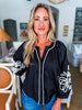 Bold Breeze Embroidered Top-Black