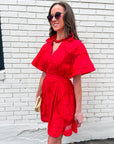 Bloom Lace Mini Dress