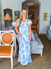 Soft Flowers Maxi Dress