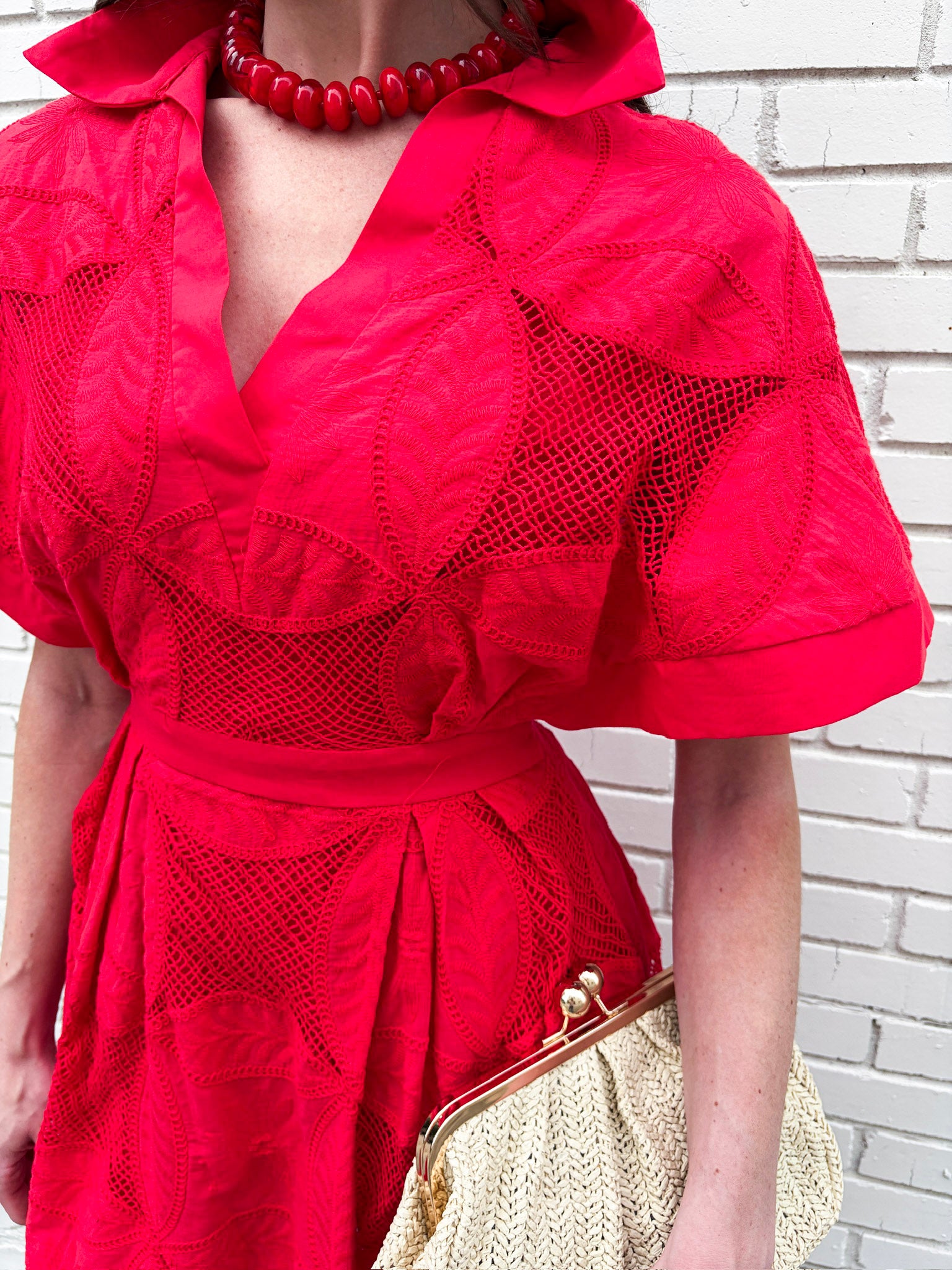 Bloom Lace Mini Dress