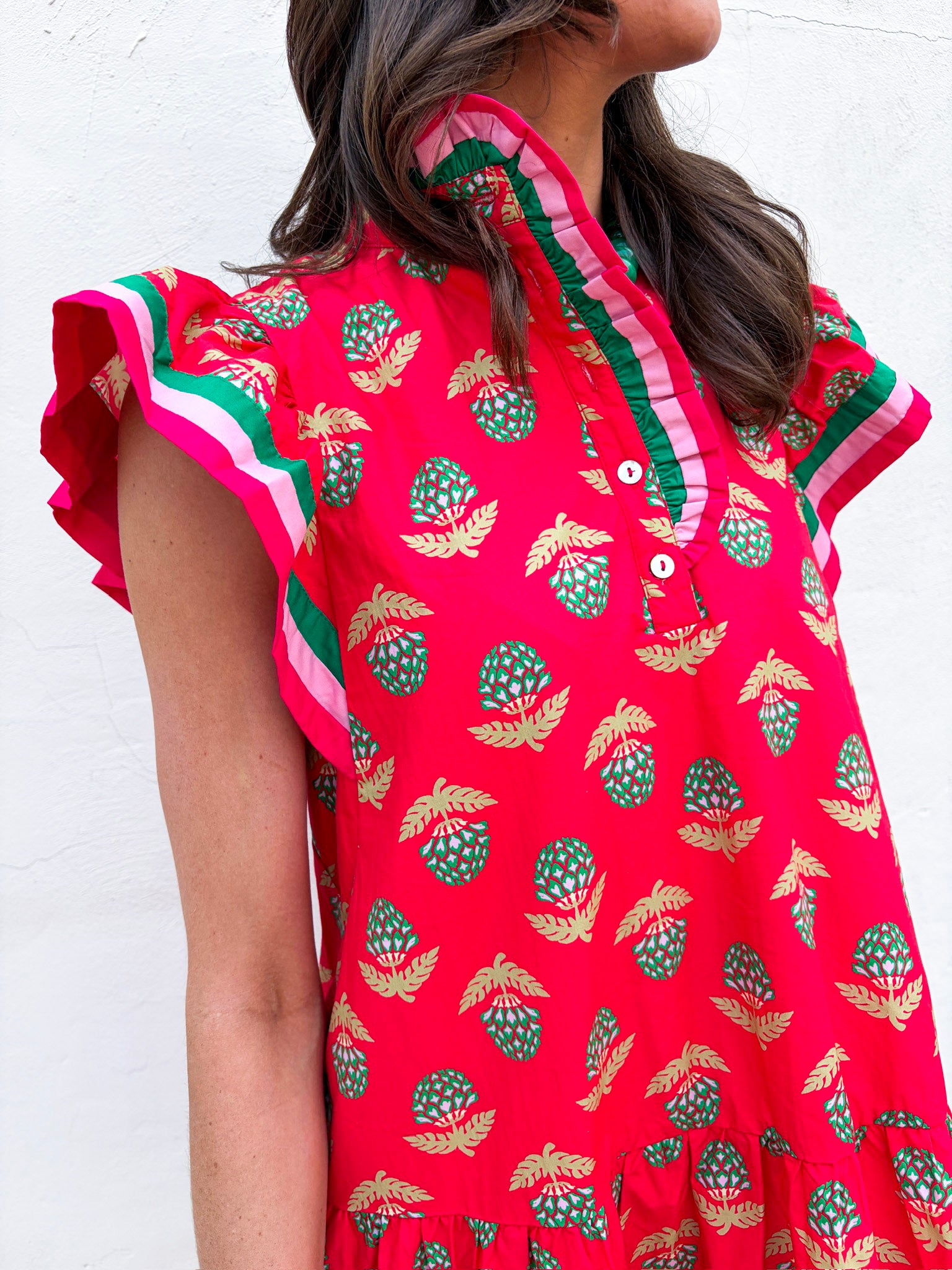 Floral Medallion Mini Dress