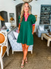 Miss Me Mini Dress-Green