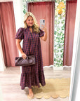 Westbury Plaid Midi Dress